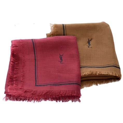 ysl wool scarf sale